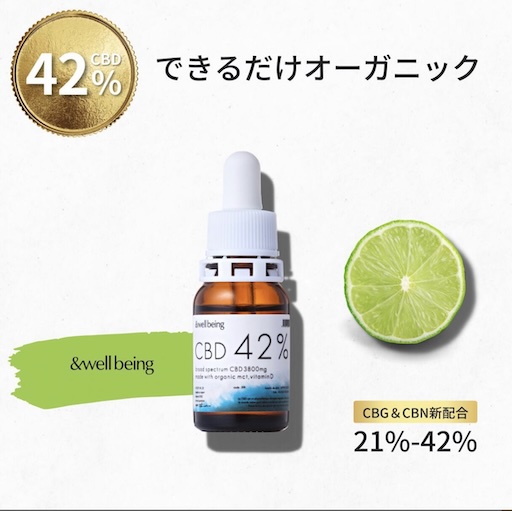 &well being　CBDオイル 42％