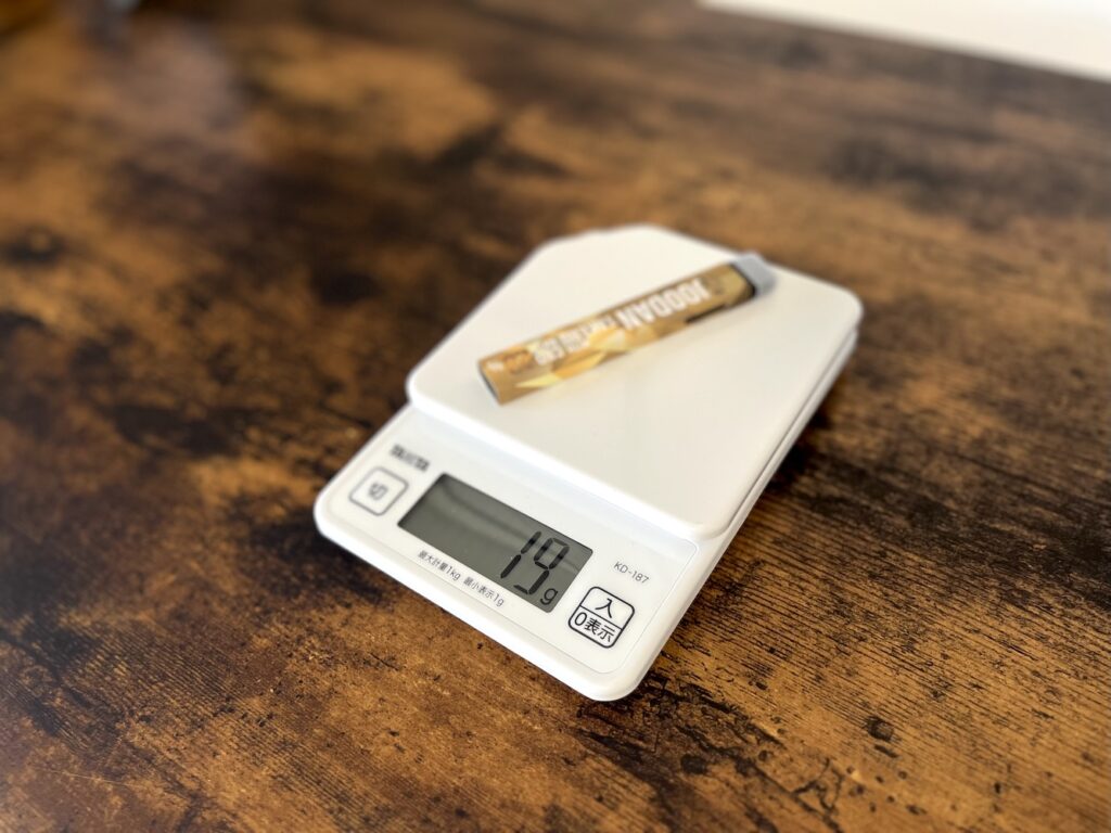 JOODAN CBDベイプ 重さ