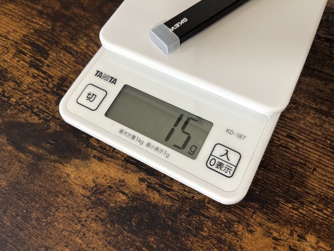skew CBD使い捨てペン 重さ