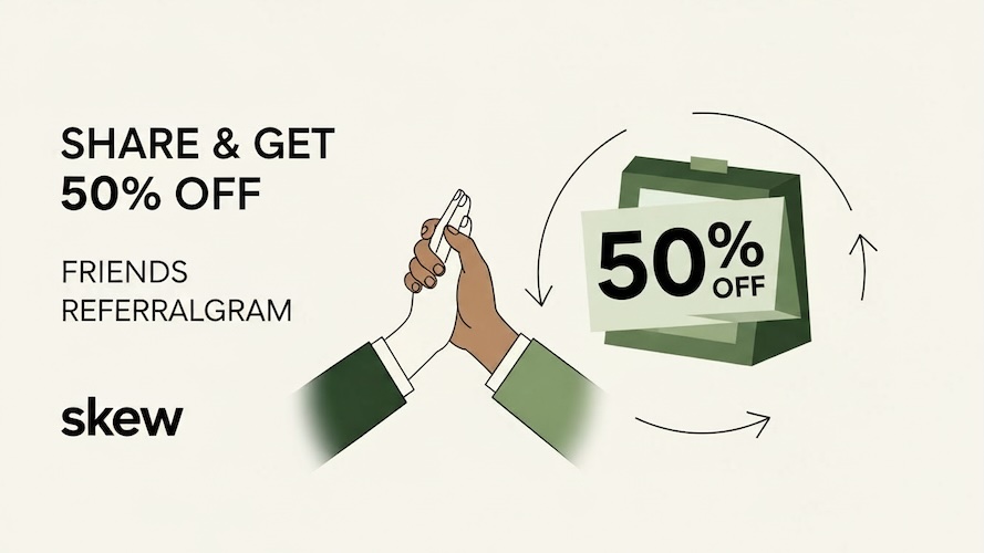 skew 友達紹介プログラム