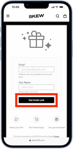 skew 友達紹介プログラム