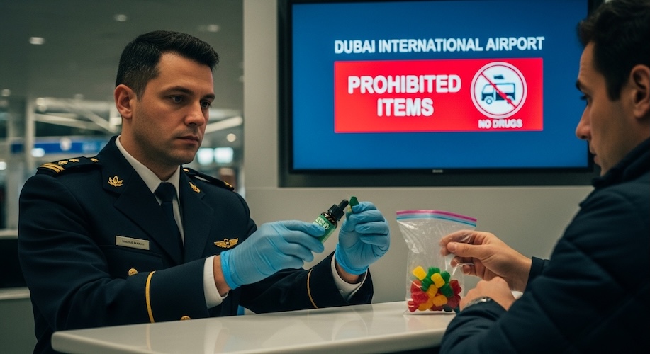 国際線　CBD持ち込み