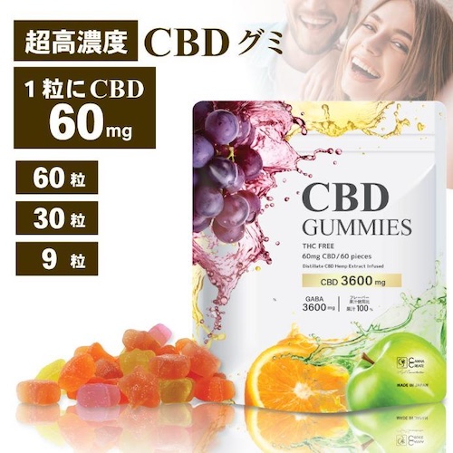 CANNA CREATE 果汁100％CBD+GABAグミ